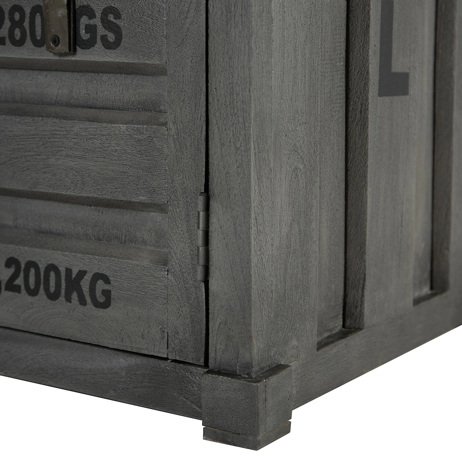 Wolf-Möbel TV-Lowboard Container I - Akazie massiv - Akazie Grau 14 Wolf-Möbel TV-Lowboard Container I - Akazie massiv - Akazie Grau – Bild 12