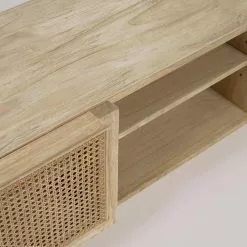 Loftscape TV-Lowboard Risley - Mindi massiv / Rattan -Kommoden Verkäufe 2023 1000282689 210729 06153500047 DETAILS P000000001000282689