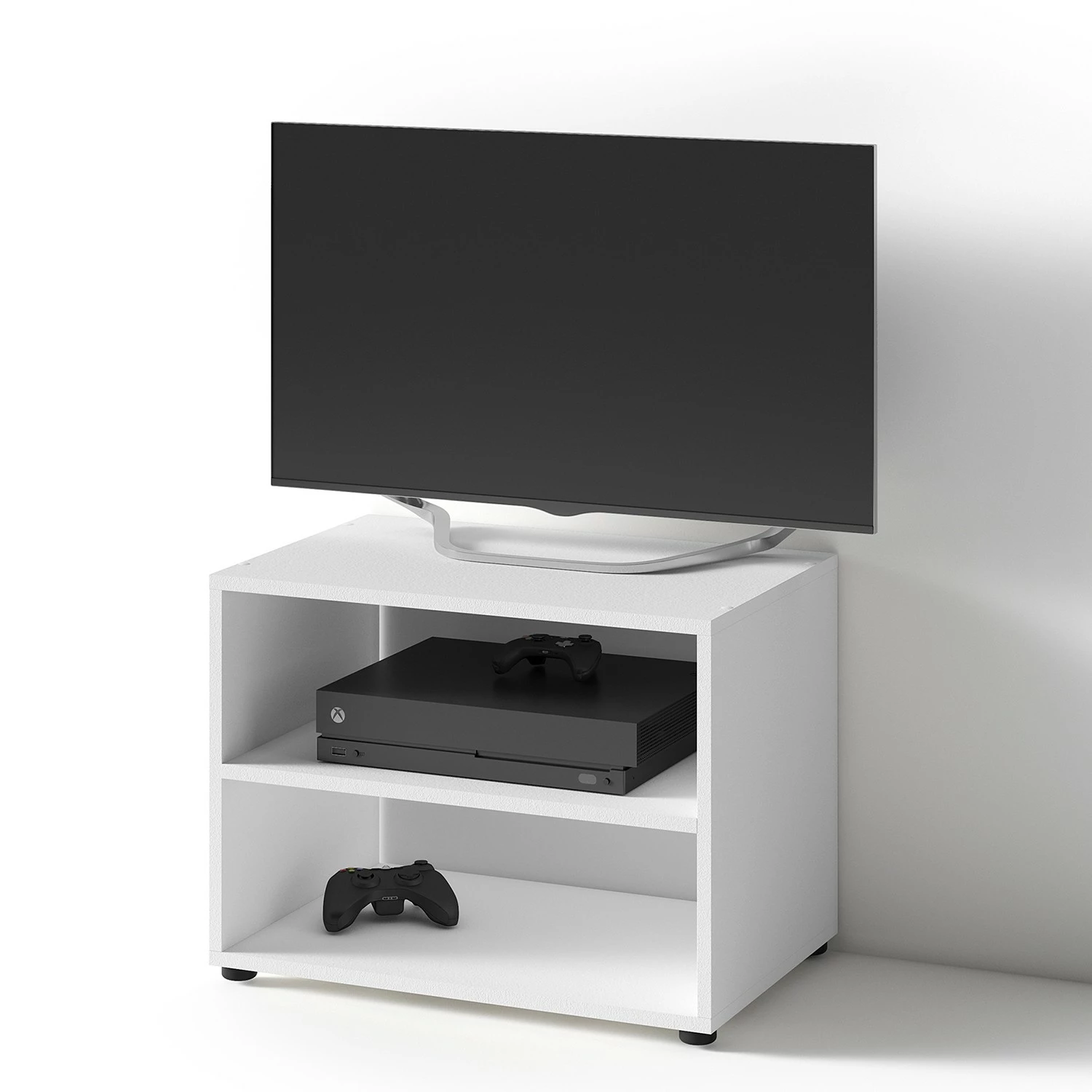 Fredriks TV-Rack Grainland - Weiß - Breite: 60 cm 4 Fredriks TV-Rack Grainland - Weiß - Breite: 60 cm – Bild 2