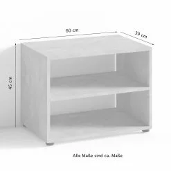 Fredriks TV-Rack Grainland - Weiß - Breite: 60 cm 11 Fredriks TV-Rack Grainland - Weiß - Breite: 60 cm -Kommoden Verkäufe 2023 1000283832 210805 14243500077 SKETCH DETAILS P000000001000283832 sketch