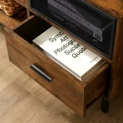 Red Living TV-Lowboard Ruhla - Braun / Schwarz -Kommoden Verkäufe 2023 1000284003 210810 15024000214 DETAILS P000000001000284003