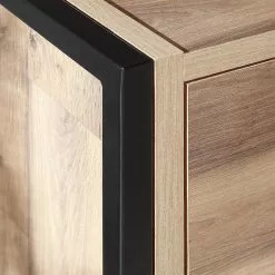 Red Living TV-Lowboard Voru - Stabeiche Dekor / Dunkelgrau -Kommoden Verkäufe 2023 1000285725 210813 14501600029 DETAILS P000000001000285725