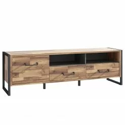 Red Living TV-Lowboard Voru - Stabeiche Dekor / Dunkelgrau -Kommoden Verkäufe 2023 1000285725 210813 14574000115 DETAILS P000000001000285725