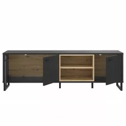 Loftscape TV-Lowboard Mazzo - Schwarz / Eiche Artisan Dekor 22 Loftscape TV-Lowboard Mazzo - Schwarz / Eiche Artisan Dekor -Kommoden Verkäufe 2023 1000285798 210819 12212500032 DETAILS P000000001000285798