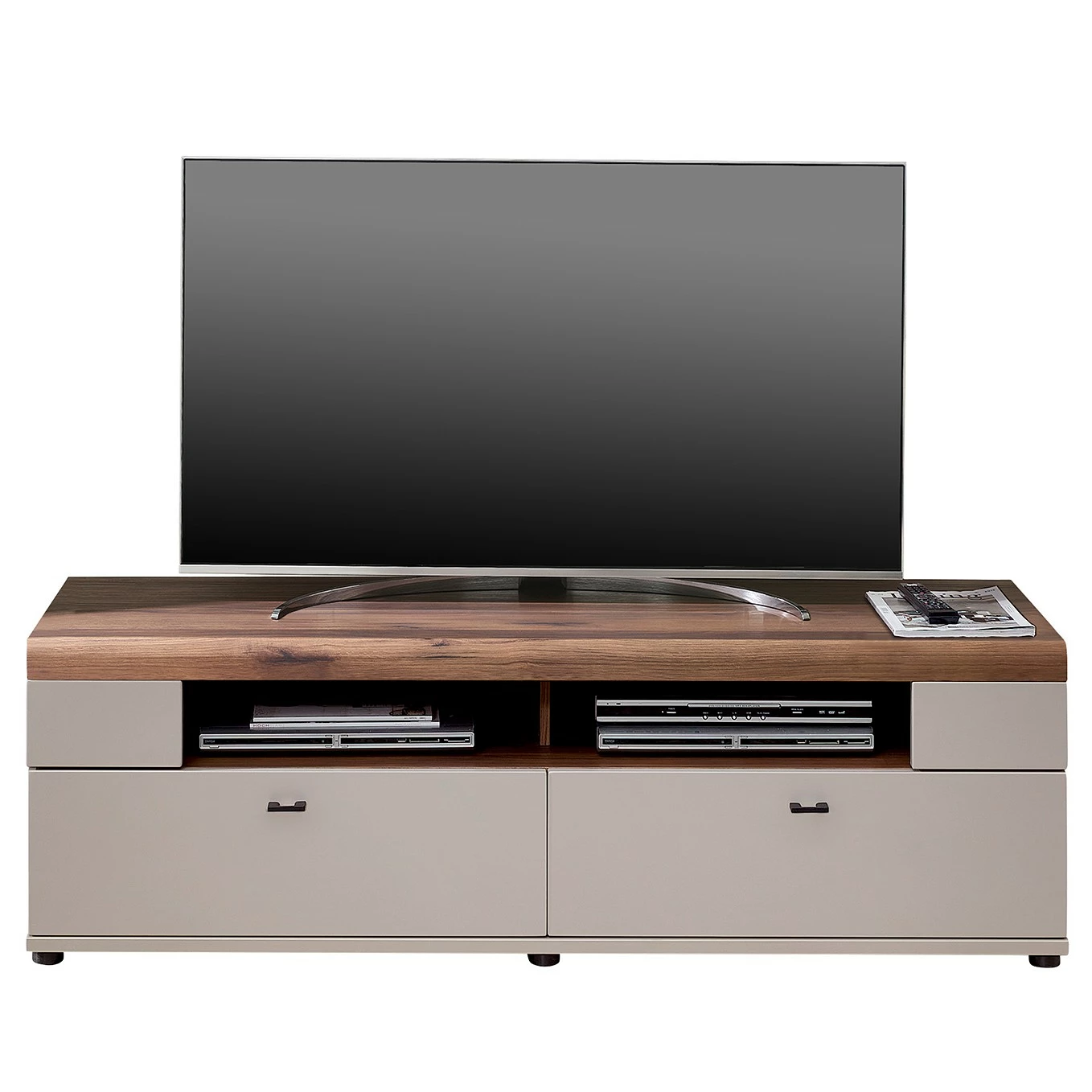 Loftscape TV-Lowboard Saida I - Kaschmir / Nussbaum Dekor 7 Loftscape TV-Lowboard Saida I - Kaschmir / Nussbaum Dekor – Bild 5