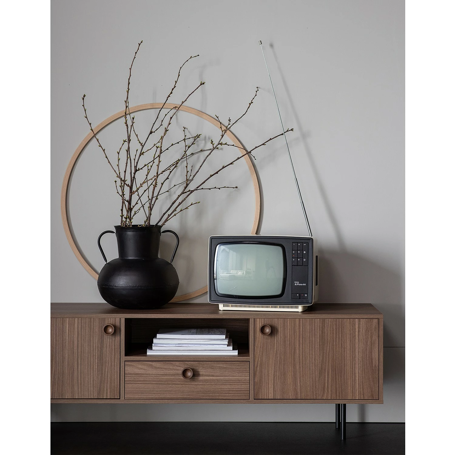 Naturoo TV-Lowboard Ikoo - Walnuss Dekor 7 Naturoo TV-Lowboard Ikoo - Walnuss Dekor – Bild 5