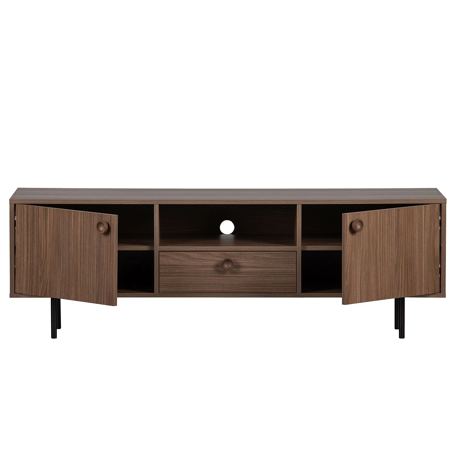 Naturoo TV-Lowboard Ikoo - Walnuss Dekor 9 Naturoo TV-Lowboard Ikoo - Walnuss Dekor – Bild 7