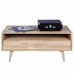 Naturoo TV-Lowboard Kabane - Eiche massiv - Eiche Hell - Breite: 100 cm -Kommoden Verkäufe 2023 1000304163 211029 123413000143 DETAILS P000000001000304163