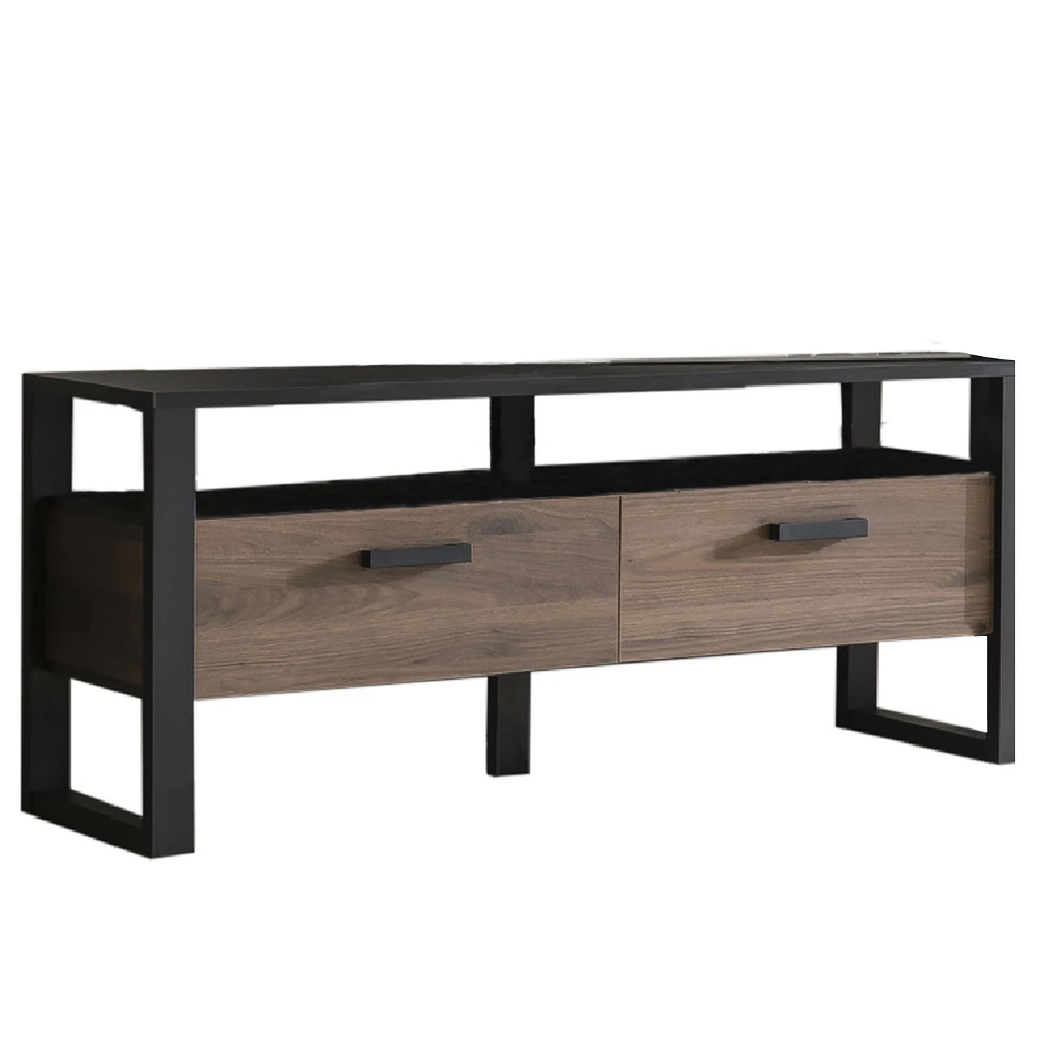 Red Living TV-Lowboard Norddal II - Nussbaum Dekor / Schwarz 9 Red Living TV-Lowboard Norddal II - Nussbaum Dekor / Schwarz – Bild 7