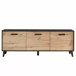 Norrwood TV-Lowboard Argenteuil I - Eiche Artisan Dekor / Schwarz -Kommoden Verkäufe 2023 1000304817 211027 10513900146 DETAILS P000000001000304817