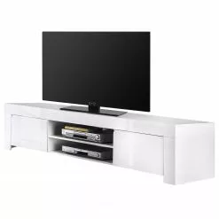 LC Spa TV-Lowboard Amalfi - Hochglanz Weiß