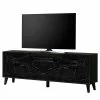 Jack & Alice TV-Lowboard Fintel II - Marmor Schwarz Dekor / Schwarz -Kommoden Verkäufe 2023 1000307048 211110 08234400043 IMAGE P000000001000307048