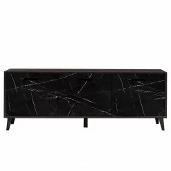 Jack & Alice TV-Lowboard Fintel I - Marmor Schwarz Dekor / Schwarz 12 Jack & Alice TV-Lowboard Fintel I - Marmor Schwarz Dekor / Schwarz -Kommoden Verkäufe 2023 1000307054 211110 082345000105 DETAILS P000000001000307054