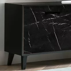 Jack & Alice TV-Lowboard Fintel I - Marmor Schwarz Dekor / Schwarz 13 Jack & Alice TV-Lowboard Fintel I - Marmor Schwarz Dekor / Schwarz -Kommoden Verkäufe 2023 1000307054 211110 082345000107 DETAILS P000000001000307054
