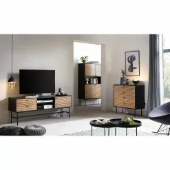 Red Living TV-Lowboard Uckerby - Echtholzfurnier - Eiche / Schwarz 8 Red Living TV-Lowboard Uckerby - Echtholzfurnier - Eiche / Schwarz -Kommoden Verkäufe 2023 1000310531 211125 11183400094 MOOD DETAILS P000000001000310531 mood