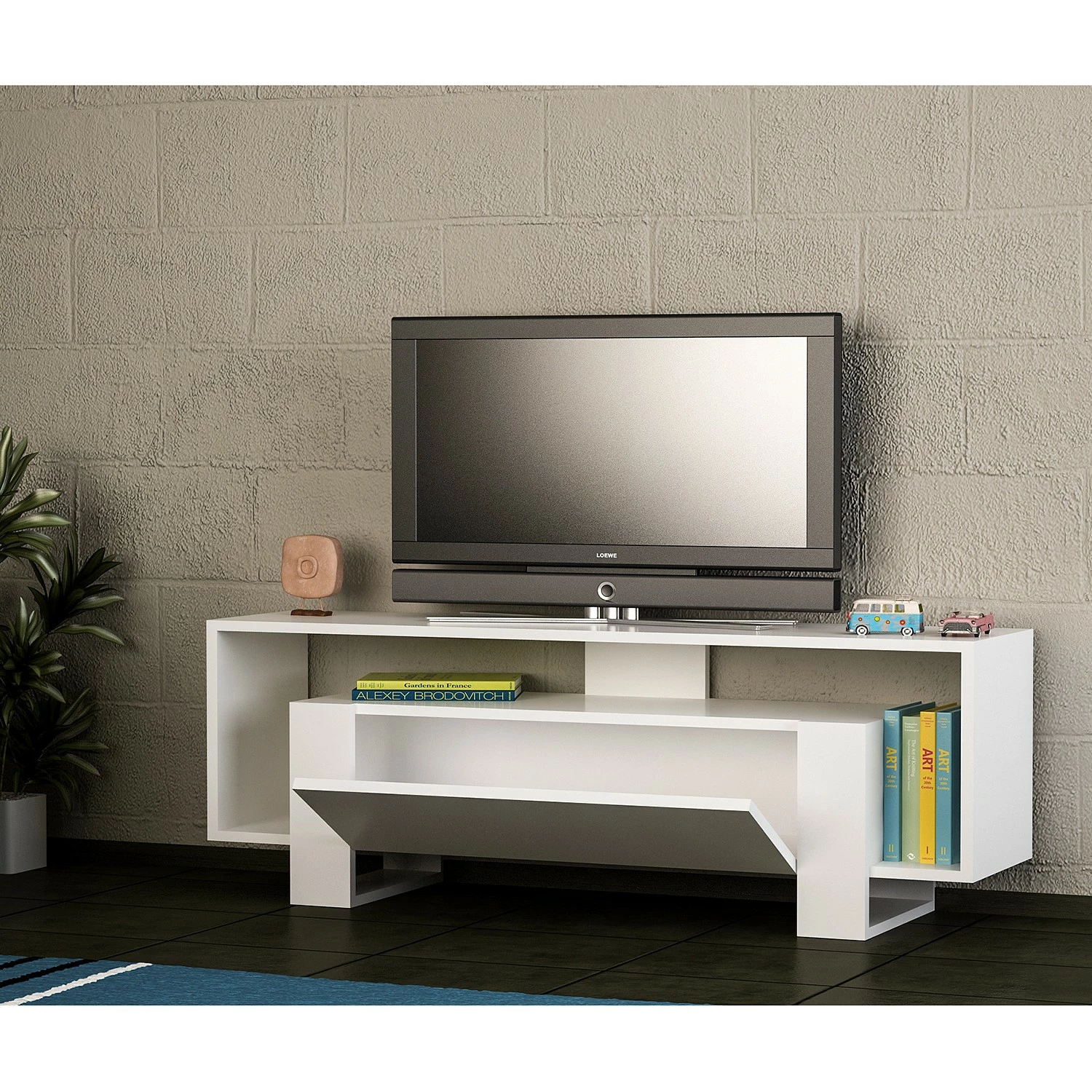 Loftscape TV-Lowboard Calliope - Weiß 6 Loftscape TV-Lowboard Calliope - Weiß – Bild 4