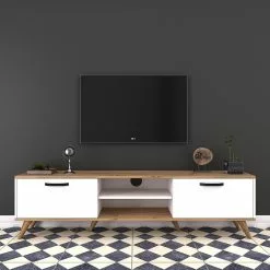 Loftscape TV-Lowboard Rangun - Weiß / Eiche Dekor 12 Loftscape TV-Lowboard Rangun - Weiß / Eiche Dekor -Kommoden Verkäufe 2023 1000314895 211214 13383300151 MOOD DETAILS P000000001000314895 mood