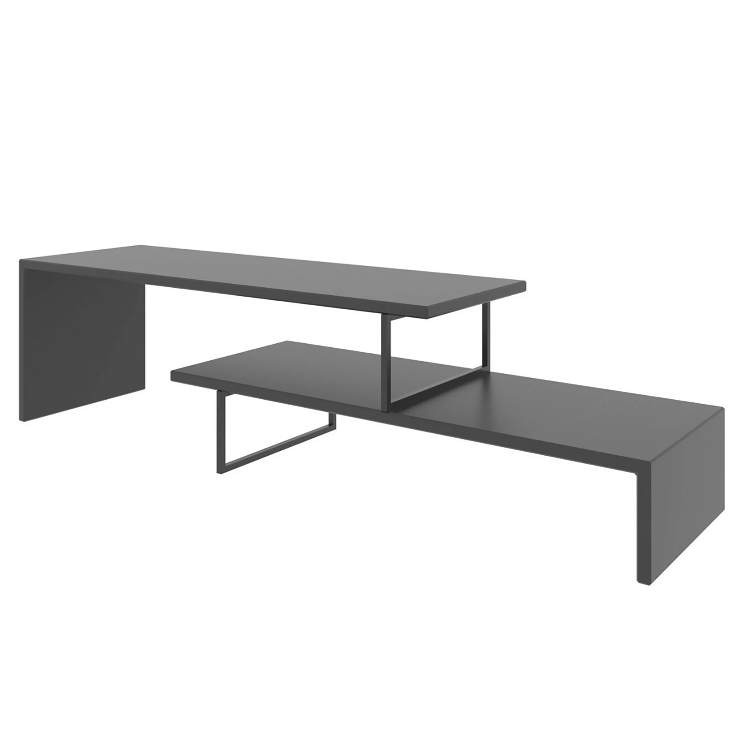 Loftscape TV-Rack Okola - Anthrazit 3 Loftscape TV-Rack Okola - Anthrazit