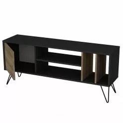 Red Living TV-Lowboard Vidago I - Walnuss Dekor / Anthrazit -Kommoden Verkäufe 2023 1000333653 220302 030 DETAILS P000000001000333653