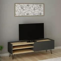 Loftscape TV-Lowboard Venice - Anthrazit / Eiche Dekor 11 Loftscape TV-Lowboard Venice - Anthrazit / Eiche Dekor -Kommoden Verkäufe 2023 1000333654 220302 021 MOOD DETAILS P000000001000333654 mood