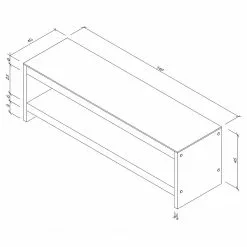 Loftscape TV-Rack Mömbris - Glas / Walnuss massiv - Rauchgrau 11 Loftscape TV-Rack Mömbris - Glas / Walnuss massiv - Rauchgrau -Kommoden Verkäufe 2023 1000333671 220302 500 SKETCH DETAILS P000000001000333671 sketch