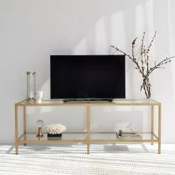 Loftscape TV-Rack Nibas - Glas / Metall - Gold -Kommoden Verkäufe 2023 1000333693 220302 023 MOOD DETAILS P000000001000333693 mood