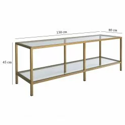 Loftscape TV-Rack Nibas - Glas / Metall - Gold -Kommoden Verkäufe 2023 1000333693 220302 500 SKETCH DETAILS P000000001000333693 sketch