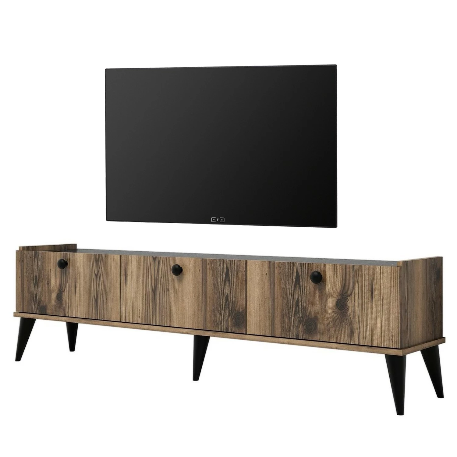 Red Living TV-Lowboard Korfu - Walnuss Dekor 3 Red Living TV-Lowboard Korfu - Walnuss Dekor