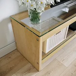 Loftscape Wohnkombination Mömbris (2-teilig) - Glas / Eiche massiv - Transparent / Eiche 11 Loftscape Wohnkombination Mömbris (2-teilig) - Glas / Eiche massiv - Transparent / Eiche -Kommoden Verkäufe 2023 1000333735 220302 030 DETAILS P000000001000333735