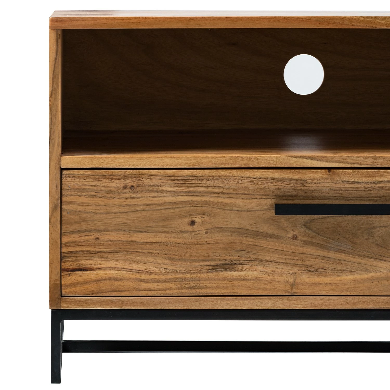 Ars manufacti TV-Lowboard Woodson V - Akazie massiv / Metall - Akazie Hellbraun 11 Ars manufacti TV-Lowboard Woodson V - Akazie massiv / Metall - Akazie Hellbraun – Bild 9