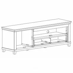 Ridgevalley TV-Lowboard Emmanuela - Dunkelgrün 11 Ridgevalley TV-Lowboard Emmanuela - Dunkelgrün -Kommoden Verkäufe 2023 1000339985 220317 501 SKETCH DETAILS P000000001000339985 sketch
