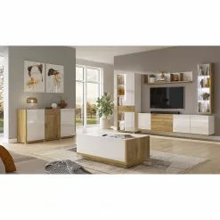 Loftscape TV-Lowboard Lahntal I - Hochglanz Weiß / Risseiche Dekor 10 Loftscape TV-Lowboard Lahntal I - Hochglanz Weiß / Risseiche Dekor -Kommoden Verkäufe 2023 1000339999 220317 021 MOOD DETAILS P000000001000339999 mood