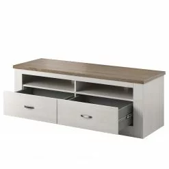 Loftscape TV-Lowboard Kilcar - Pinie Weiß / Trüffel -Kommoden Verkäufe 2023 1000341635 220323 031 DETAILS P000000001000341635