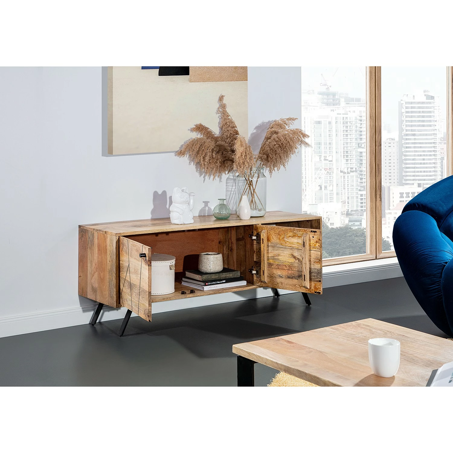 Naturoo TV-Lowboard Pic - Mango massiv 5 Naturoo TV-Lowboard Pic - Mango massiv – Bild 3