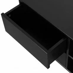 Loftscape TV-Lowboard Rozzano - Kiefer massiv - Kiefer Schwarz - Schublade links -Kommoden Verkäufe 2023 1000342103 220401 060 DETAILS P000000001000342103