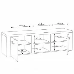 Loftscape TV-Lowboard Parksville - Eiche Sonoma Dekor 15 Loftscape TV-Lowboard Parksville - Eiche Sonoma Dekor -Kommoden Verkäufe 2023 1000342472 220404 501 SKETCH DETAILS P000000001000342472 sketch