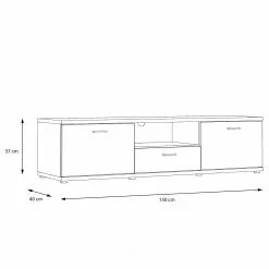 Loftscape TV-Lowboard Piemont - Eiche Dekor -Kommoden Verkäufe 2023 1000342473 220404 500 SKETCH DETAILS P000000001000342473 sketch