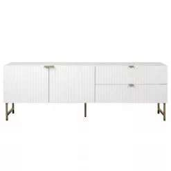 Loftscape TV-Lowboard Metropolis - Matt Weiß -Kommoden Verkäufe 2023 1000344594 220407 030 DETAILS P000000001000344594