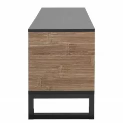 Loftscape TV-Lowboard Mid West - Bambus Dekor / Anthrazit -Kommoden Verkäufe 2023 1000344596 220407 033 DETAILS P000000001000344596