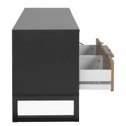 Loftscape TV-Lowboard Mid West - Bambus Dekor / Anthrazit -Kommoden Verkäufe 2023 1000344596 220407 035 DETAILS P000000001000344596