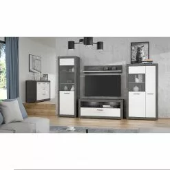 Loftscape TV-Lowboard Vetras I - Hochglanz Weiß / Beton Dekor 14 Loftscape TV-Lowboard Vetras I - Hochglanz Weiß / Beton Dekor -Kommoden Verkäufe 2023 1000344674 220414 022 MOOD DETAILS P000000001000344674 mood