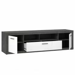 Loftscape TV-Lowboard Vetras II - Hochglanz Weiß / Beton Dekor 17 Loftscape TV-Lowboard Vetras II - Hochglanz Weiß / Beton Dekor -Kommoden Verkäufe 2023 1000344680 220414 045 DETAILS P000000001000344680