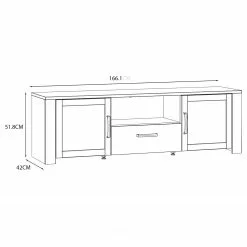 Ridgevalley TV-Lowboard Vassia - Eiche Navy Dekor / Eiche Riviera Dekor -Kommoden Verkäufe 2023 1000344690 220414 500 SKETCH DETAILS P000000001000344690 sketch