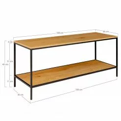 Red Living TV-Rack Arette - Eiche Dekor / Schwarz -Kommoden Verkäufe 2023 1000345902 220428 500 SKETCH DETAILS P000000001000345902 sketch