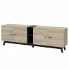 Loftscape Sideboard Pesaro II - Eiche Artisan Dekor / Schwarz - Breite: 200 cm -Kommoden Verkäufe 2023 1000348118 220603 010 IMAGE P000000001000348118