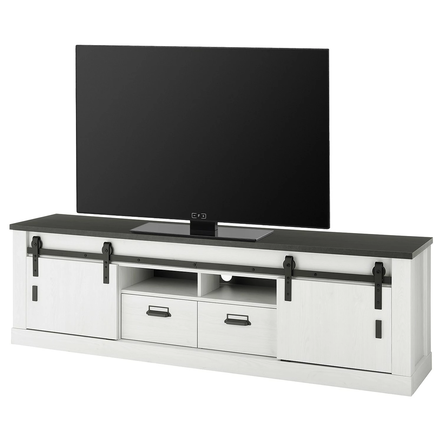 Ridgevalley TV-Lowboard Shutter II - Pinie Weiß Dekor 3 Ridgevalley TV-Lowboard Shutter II - Pinie Weiß Dekor