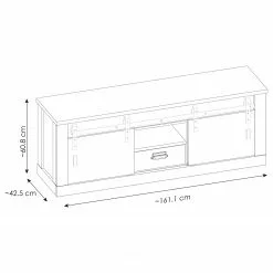 Ridgevalley TV-Lowboard Shutter I - Pinie Weiß Dekor 18 Ridgevalley TV-Lowboard Shutter I - Pinie Weiß Dekor -Kommoden Verkäufe 2023 1000348678 220505 500 SKETCH DETAILS P000000001000348678 sketch