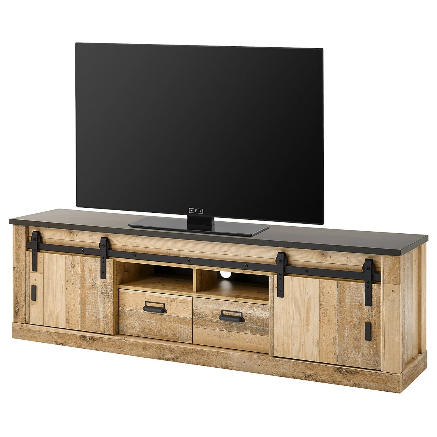 Ridgevalley TV-Lowboard Shutter II - Eiche Dekor 3 Ridgevalley TV-Lowboard Shutter II - Eiche Dekor