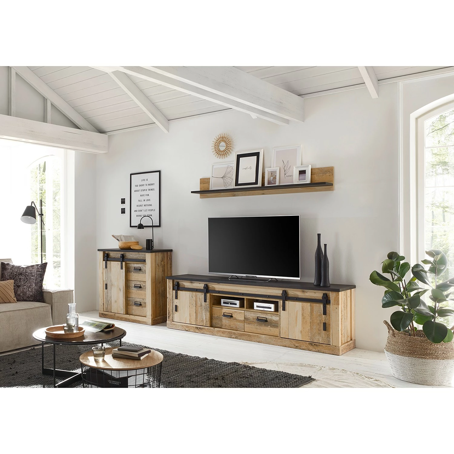 Ridgevalley TV-Lowboard Shutter II - Eiche Dekor 6 Ridgevalley TV-Lowboard Shutter II - Eiche Dekor – Bild 4