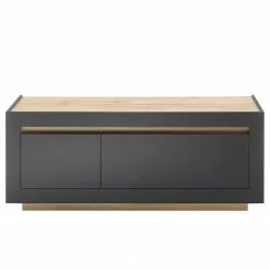 Loftscape TV-Lowboard Accra I - Anthrazit / Eiche Dekor -Kommoden Verkäufe 2023 1000348811 220506 030 DETAILS P000000001000348811